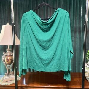 NWOT Wild Fable Green Ribbed Long Sleeve Tee | Casual Chic